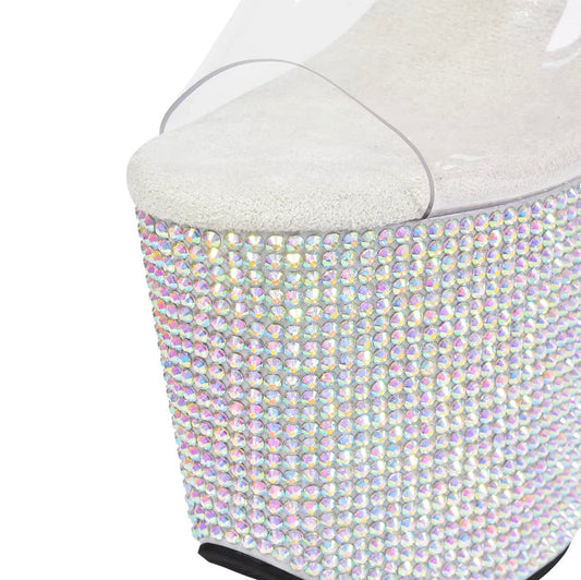 Diamond Dream Rhinestone Heels 8 Inch