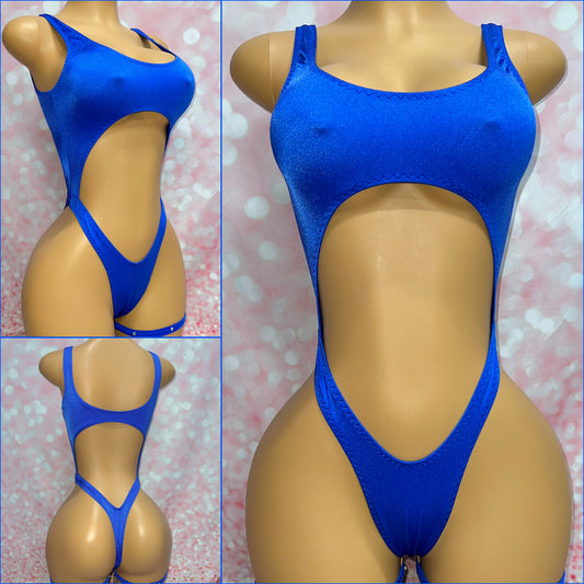Royal Blue Cut Out Bodysuit