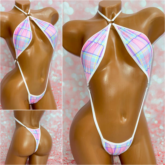 Tartan Choker Slingshot - Multiple Colour Options