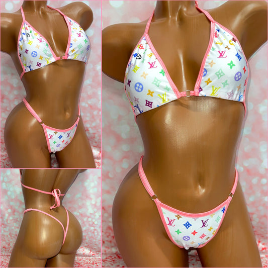 Rainbow LV Bikini