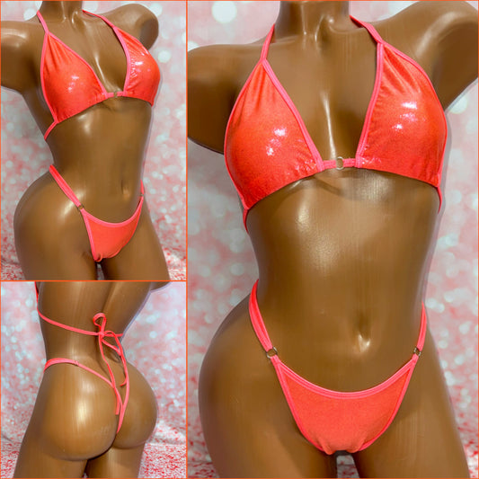 Orange Holo Bikini