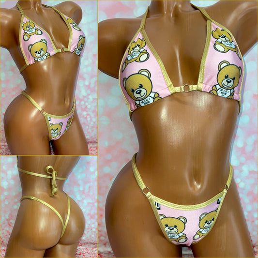 Teddy Print Bikini
