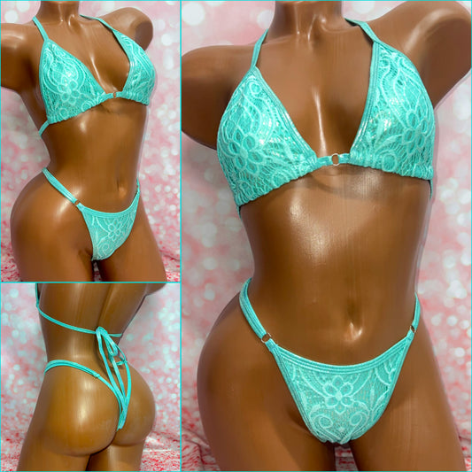 Mint Lace Bikini