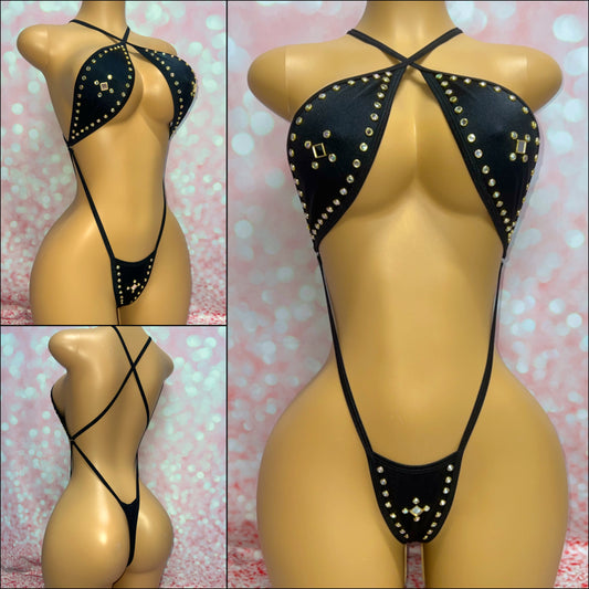 Black Bling Cross Over Slingshot