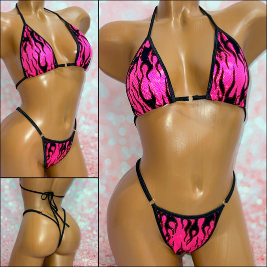Pink Flame Bikini