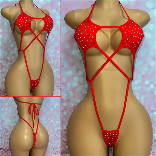 Skimpy Star Slingshot Red