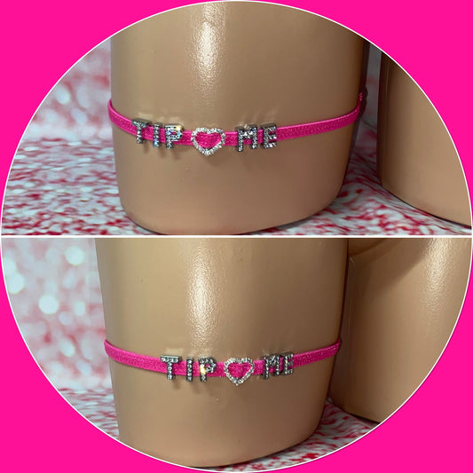 MADE TO ORDER Tip Me Garter