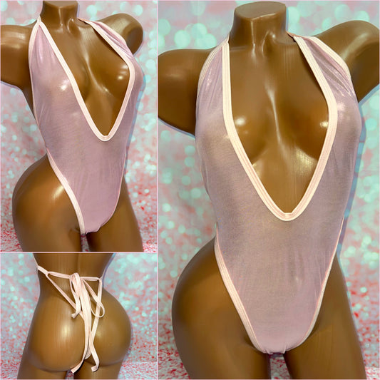 Metallic Mesh One Piece - Multiple Colour Options