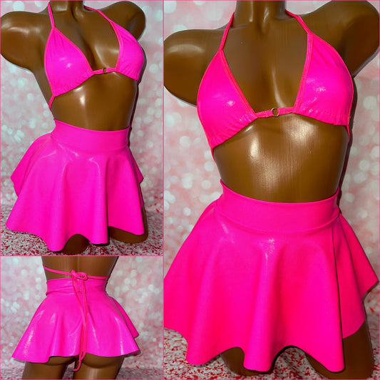 Bikini & Circle Skirt 3 Piece Set - Multiple fabric options