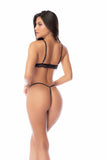 Noir Leopard Lace Two Piece Set