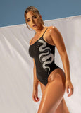 CXIX GECKO GRIP™ BODYSUIT: MEDUSA - BLACK