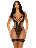 Genesis Lace Teddy Black