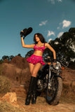 Two Piece Set Fierce Fuchsia