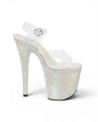Diamond Dream Rhinestone Heels Black 8 Inch
