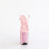 Pleaser BEJEWELED-808RRS 8 Inch Pink Rhinestone