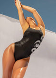 CXIX GECKO GRIP™ BODYSUIT: MEDUSA - BLACK