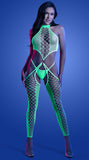 Neon Green Glow Bodystocking