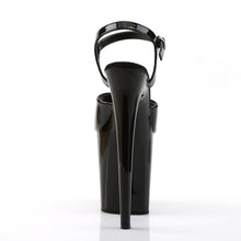 Load image into Gallery viewer, Pleaser FLAMINGO-809 Black Patent Platform Sandal