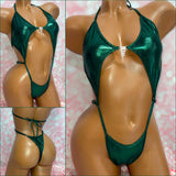 Metallic Green Diamond Slingshot
