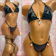 Black Vinyl Knife Bikini