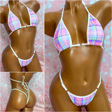 Tartan Print Bikini - Multiple Colour Options