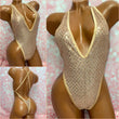 Gold Diamond Glitter One Piece