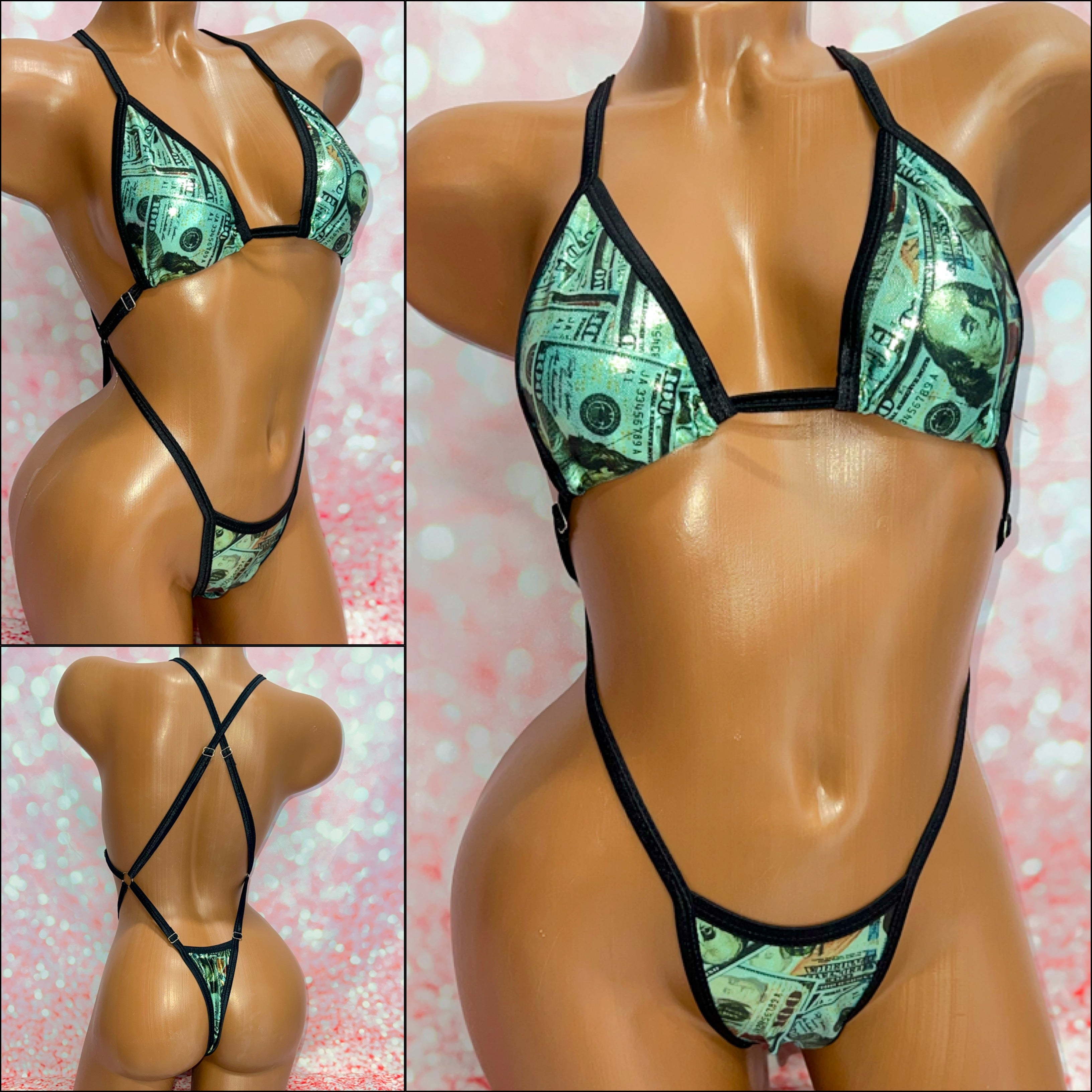 X-Tina Bikini Money Print