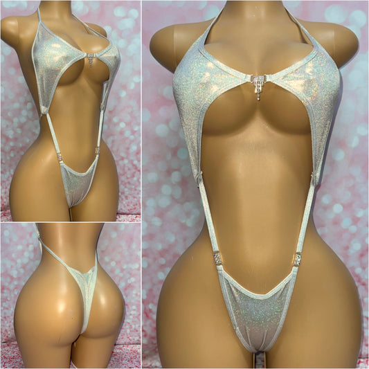 Gold Silver Holo Peekaboob