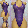 Purple Sequin One Piece