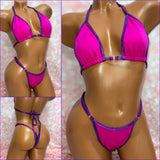 Pink and Purple Bikini