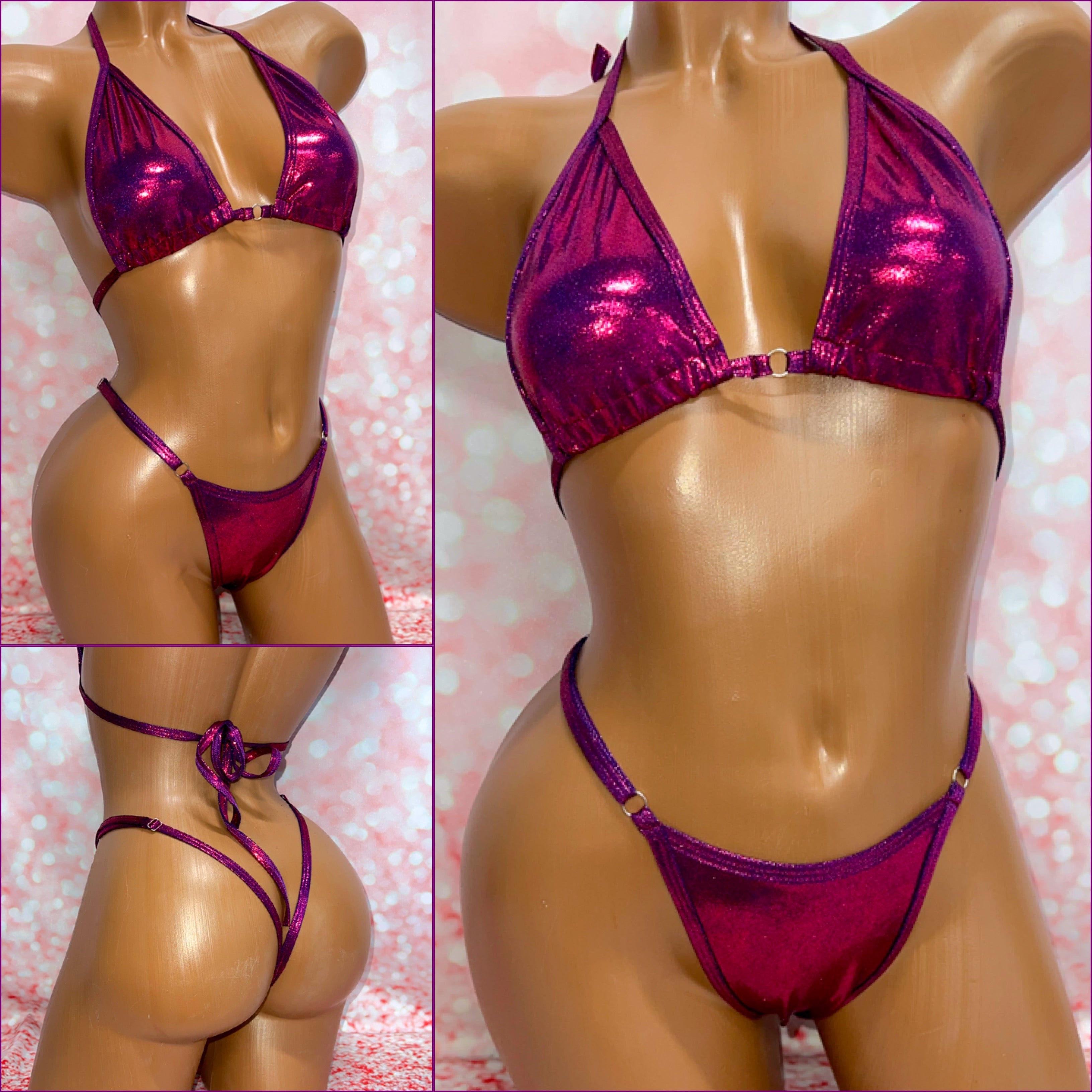 Metallic Bikini - Multiple Colour Options
