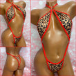 Leopard Print Choker Slingshot