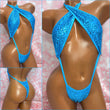 Blue Sequin Slingshot