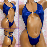 Metallic Royal Blue Diamond Slingshot