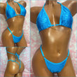Metallic Blue Bikini