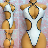Metallic Cut Out One Piece - Multiple Colour Options
