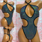Metallic Cut Out One Piece - Multiple Colour Options