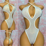 Metallic Cut Out One Piece - Multiple Colour Options