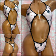 Bunny Print Diamond Slingshot