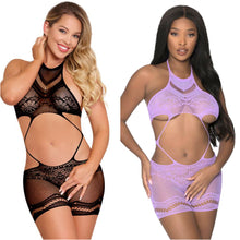 Load image into Gallery viewer, Magic Silk Seamless Crotchless Romper