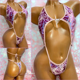 Velvet Sequin Diamond Slingshot