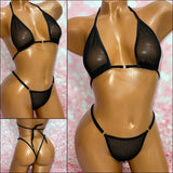 Fishnet Mesh Bikini