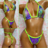 Neon Multi Colour Bikini