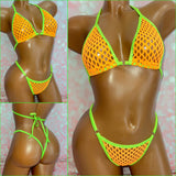 Diamond Mesh Bikini - Multiple Colour Options