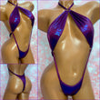 Metallic Plum Choker Slingshot
