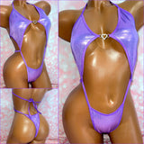 Metallic Purple Diamond Slingshot