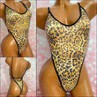 Extreme Rhinestone One Piece Leopard