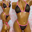 Black Diamond Mesh Bikini