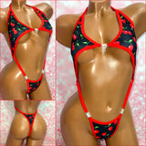 Cherry Print Peekaboob