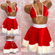 Santa Skirt Set